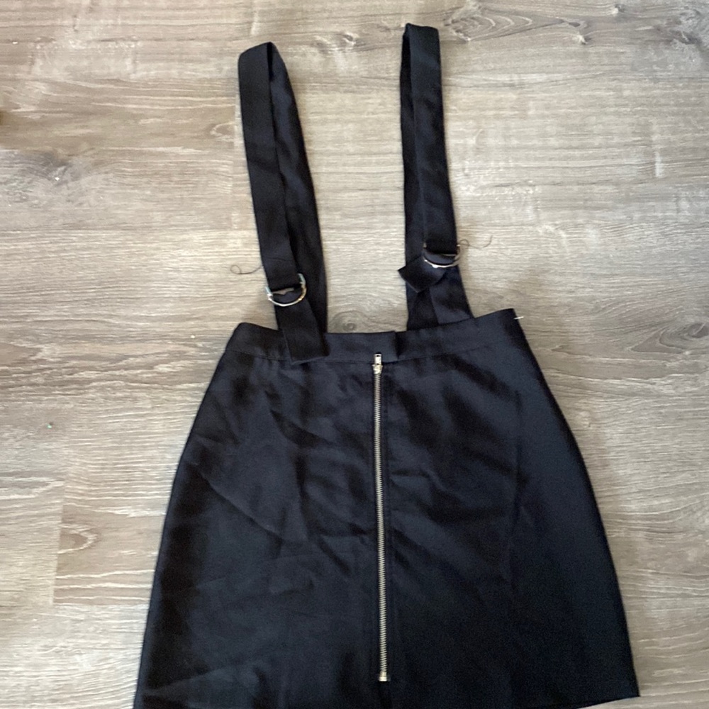 Urban outfitters small skirt with suspenders black
